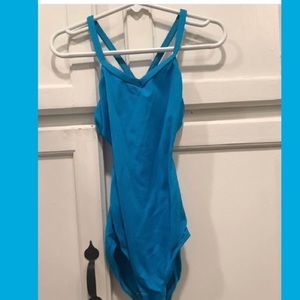 Motionwear blue leotard